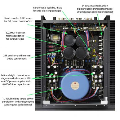 Усилитель мощности Parasound JC5 Black